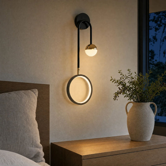 Wandleuchte Brael - Skandinavisches Design mit LED-Ring