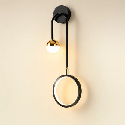 Wandleuchte Brael - Skandinavisches Design mit LED-Ring