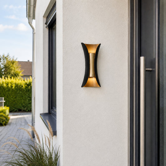 Wandleuchte Solyn - Minimalistisches Design für draußen