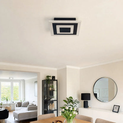Deckenleuchte Strato - Moderne LED Deckenlampe mit Quadrat-Design