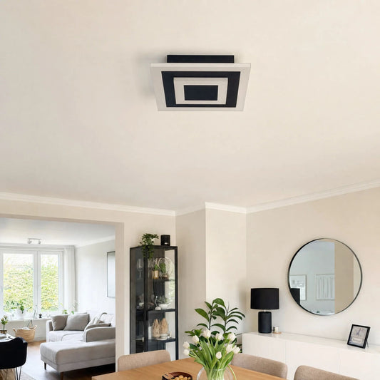 Deckenleuchte Strato - Moderne LED Deckenlampe mit Quadrat-Design