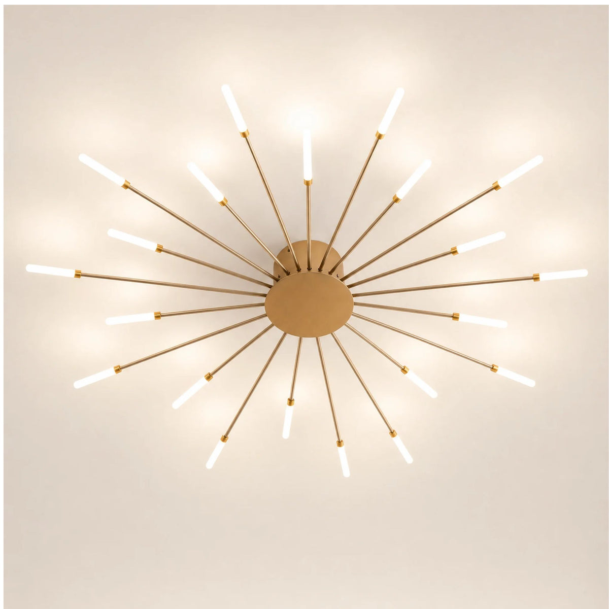 Deckenleuchte Corvus - Sputnik-Design mit linearen LED-Röhren