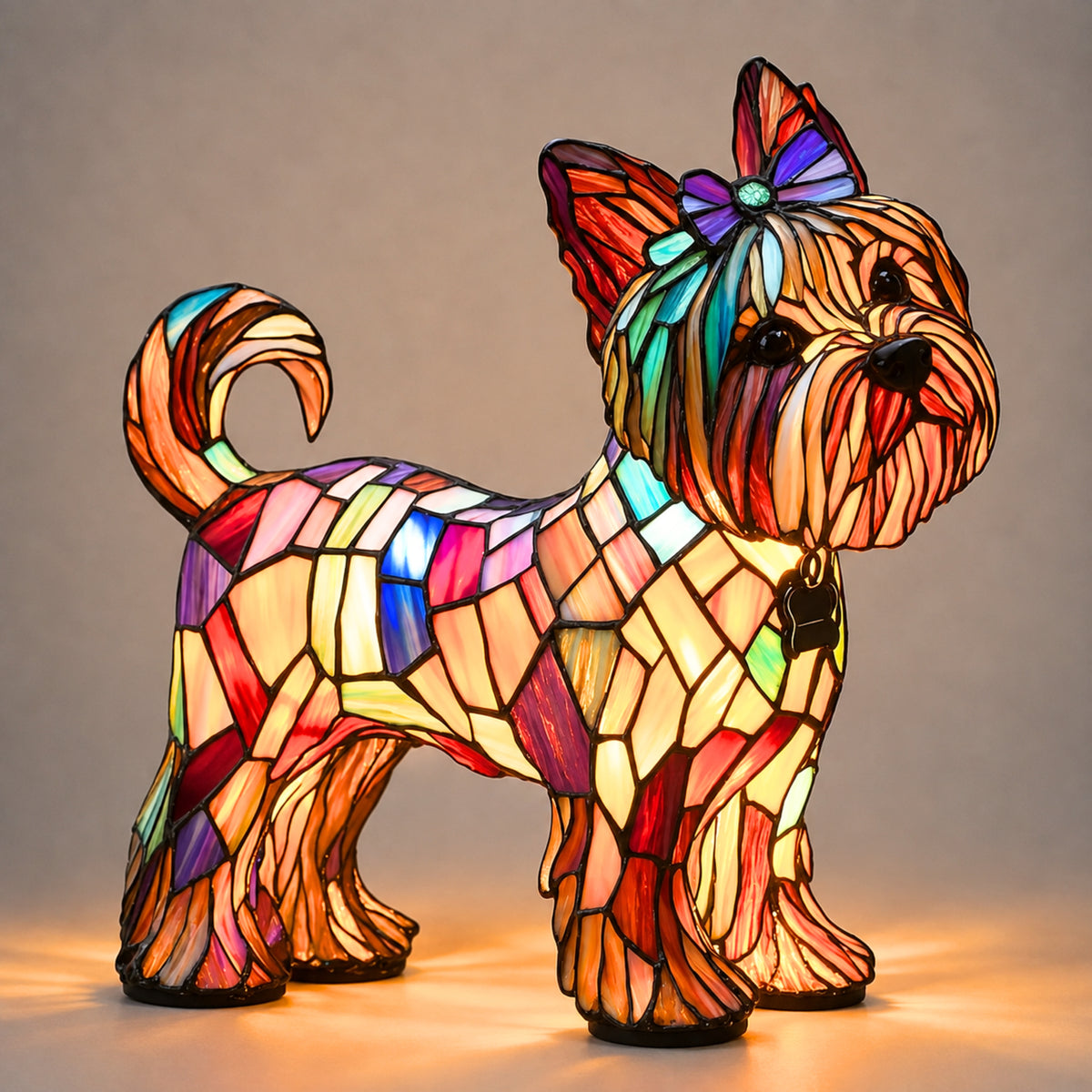 Tischlampe Elva - Kunstvolles Glasdesign