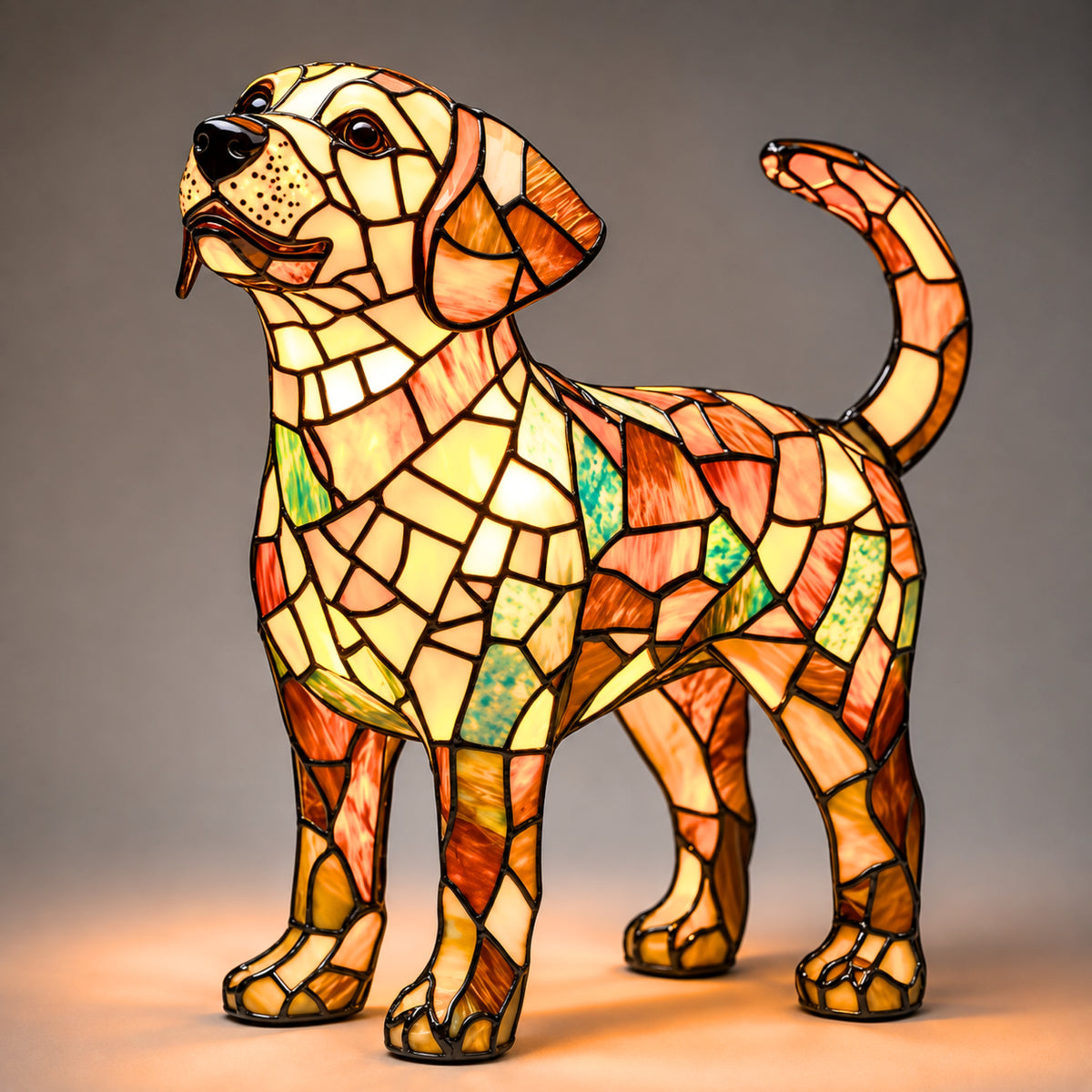Tischlampe Elva - Kunstvolles Glasdesign