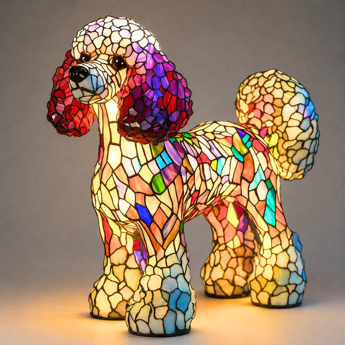 Tischlampe Elva - Kunstvolles Glasdesign