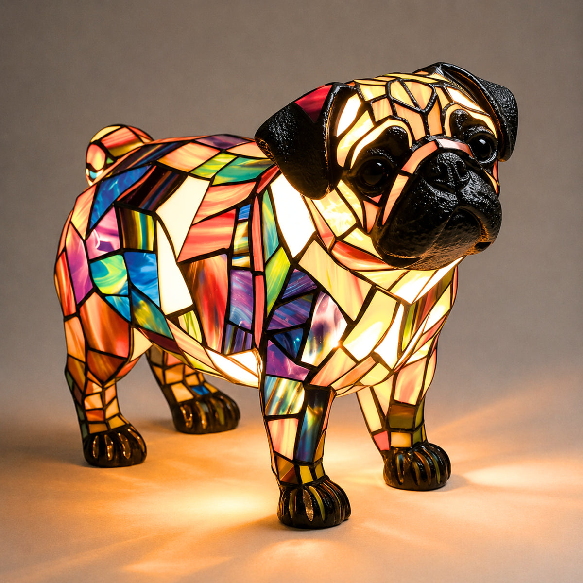 Tischlampe Elva - Kunstvolles Glasdesign