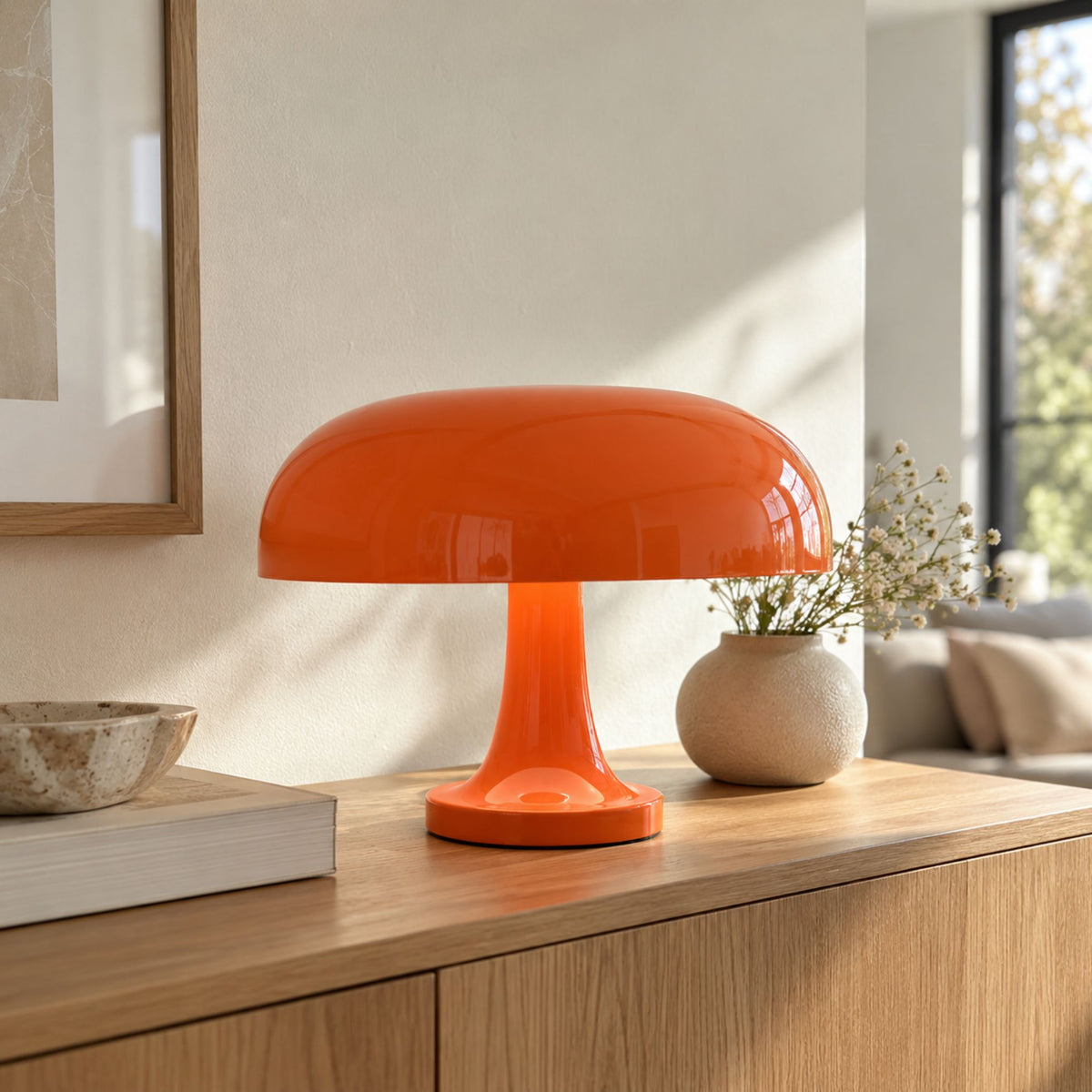 Tischlampe Vindra - Kabellose Bauhaus-Leuchte mit 3 Lichtmodi