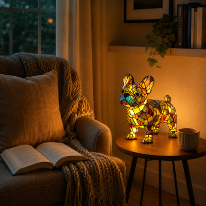 Tischlampe Elva - Kunstvolles Glasdesign