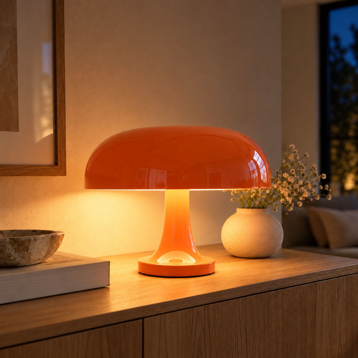 Tischlampe Vindra - Kabellose Bauhaus-Leuchte mit 3 Lichtmodi