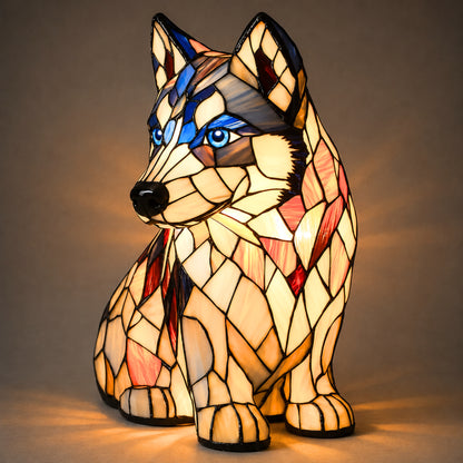 Tischlampe Elva - Kunstvolles Glasdesign