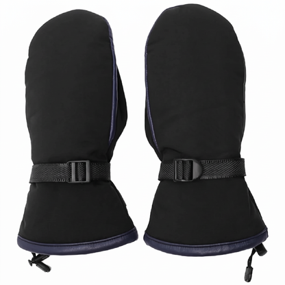 Beheizte Fausthandschuhe mit Schnalle und Zugband